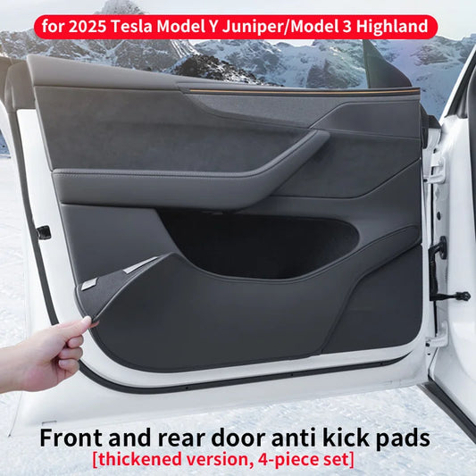 Tesla Door Kick Mat Protector for Interior Stain Prevention
