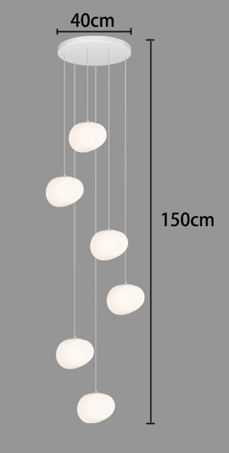 Modern Home Decor LED Pendant Lights for Living Room and Dining Room Adjustable Hanging Lamps with Remote Control