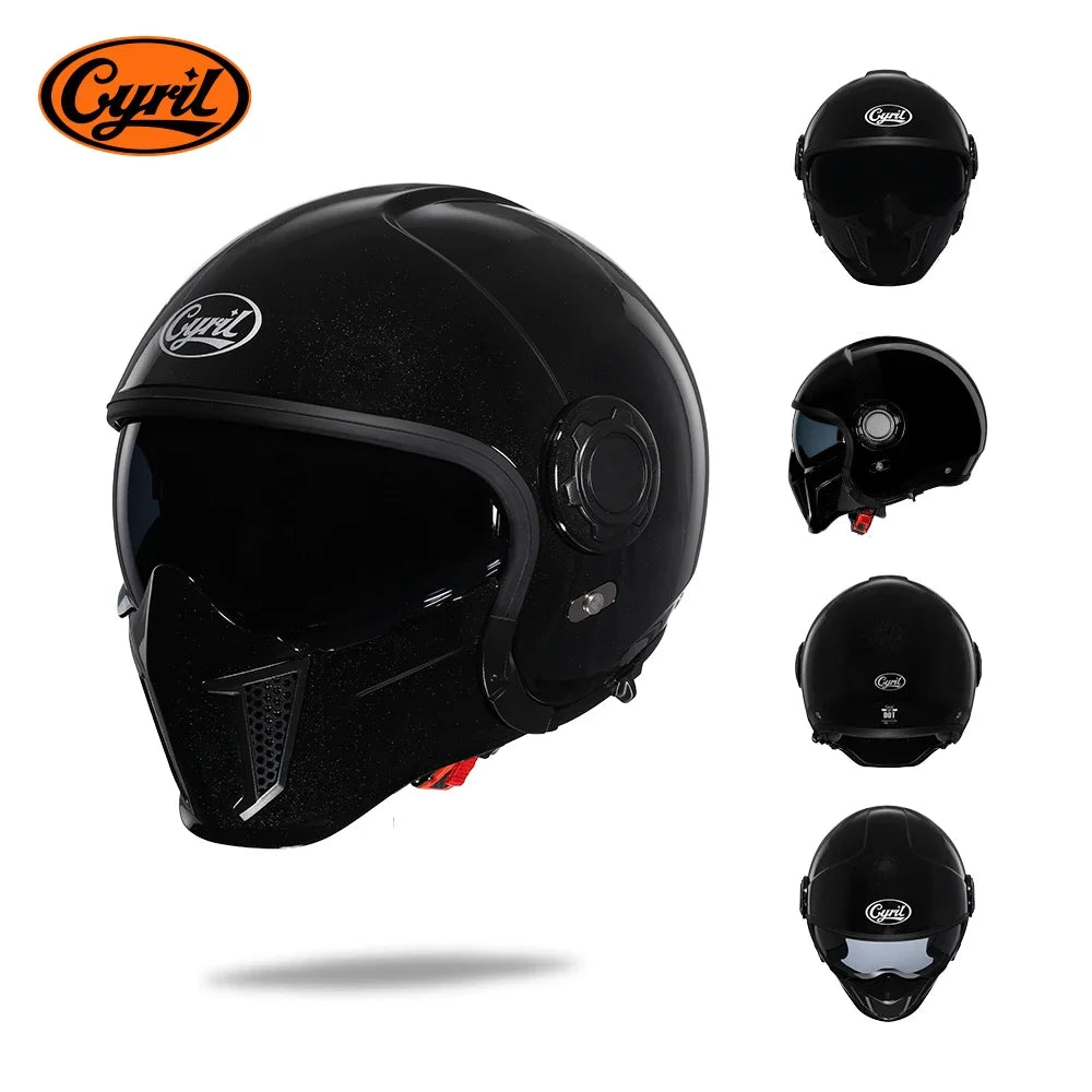 Cyril Modular Motorcycle Helmet DOT ECE Approved Full Face