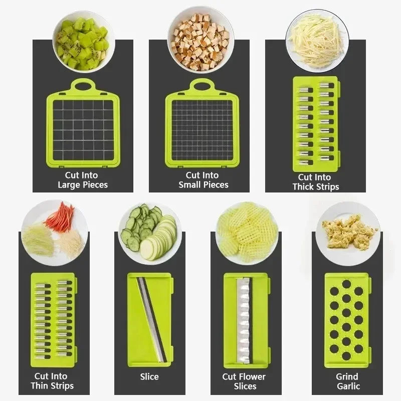 Multifunctional Vegetable Chopper Slicer Dicer for Effortless Cooking