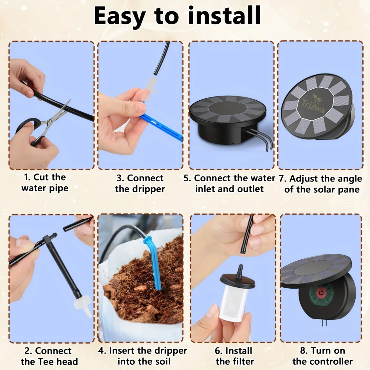 DIY Solar Drip Irrigation System for Hassle-Free Plant Care