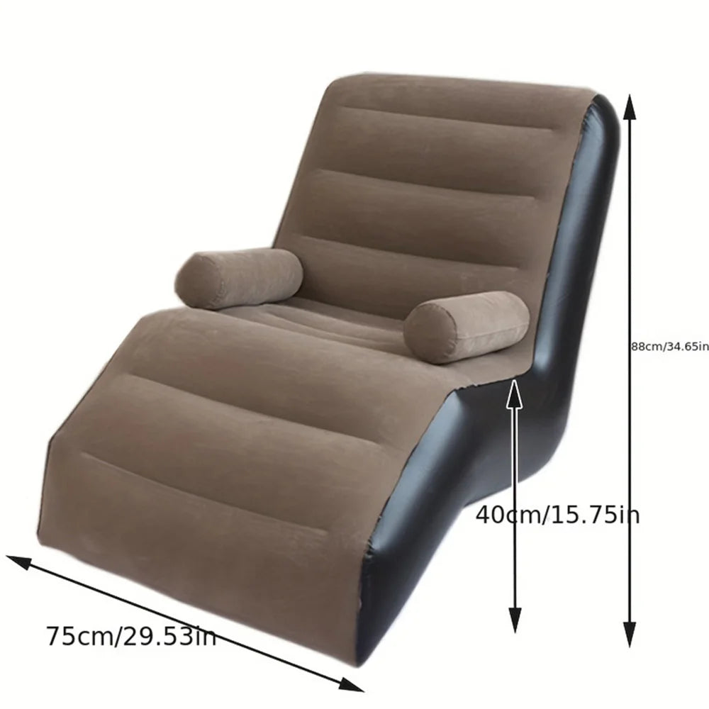 S Shape Inflatable Sofa Chair for Modern Living Room Style