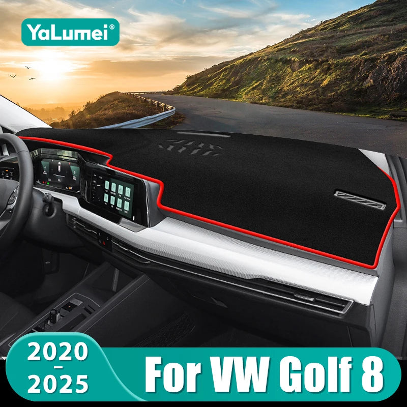 VW Golf 8 Dashboard Mat Sun Shade Non-slip Cover Accessory