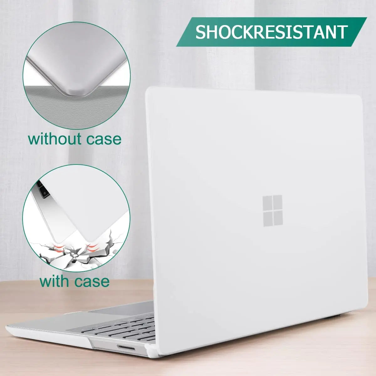 Matte Clear Case for Microsoft Surface Laptop Go Protection