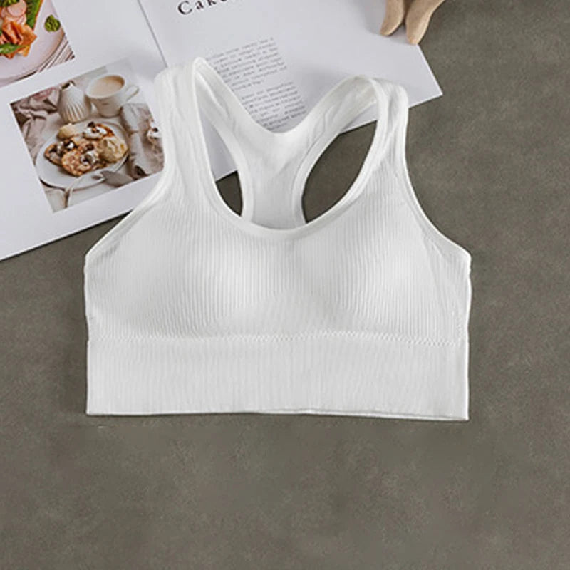 FujianChoice Women Push Up Sports Bra Breathable Support