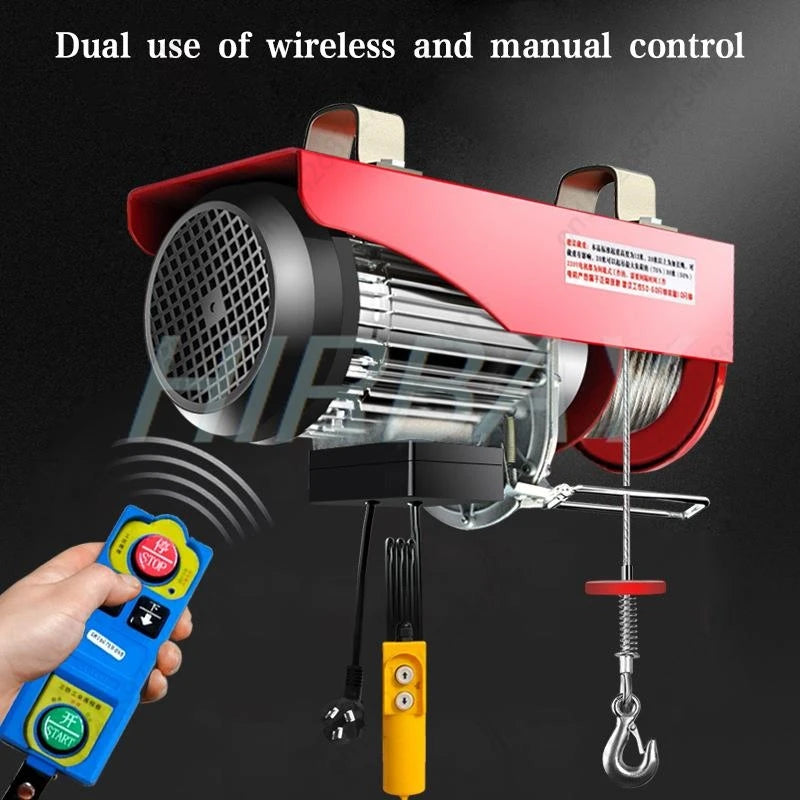 Electric Hoist Winch 220V With Wireless Remote Control