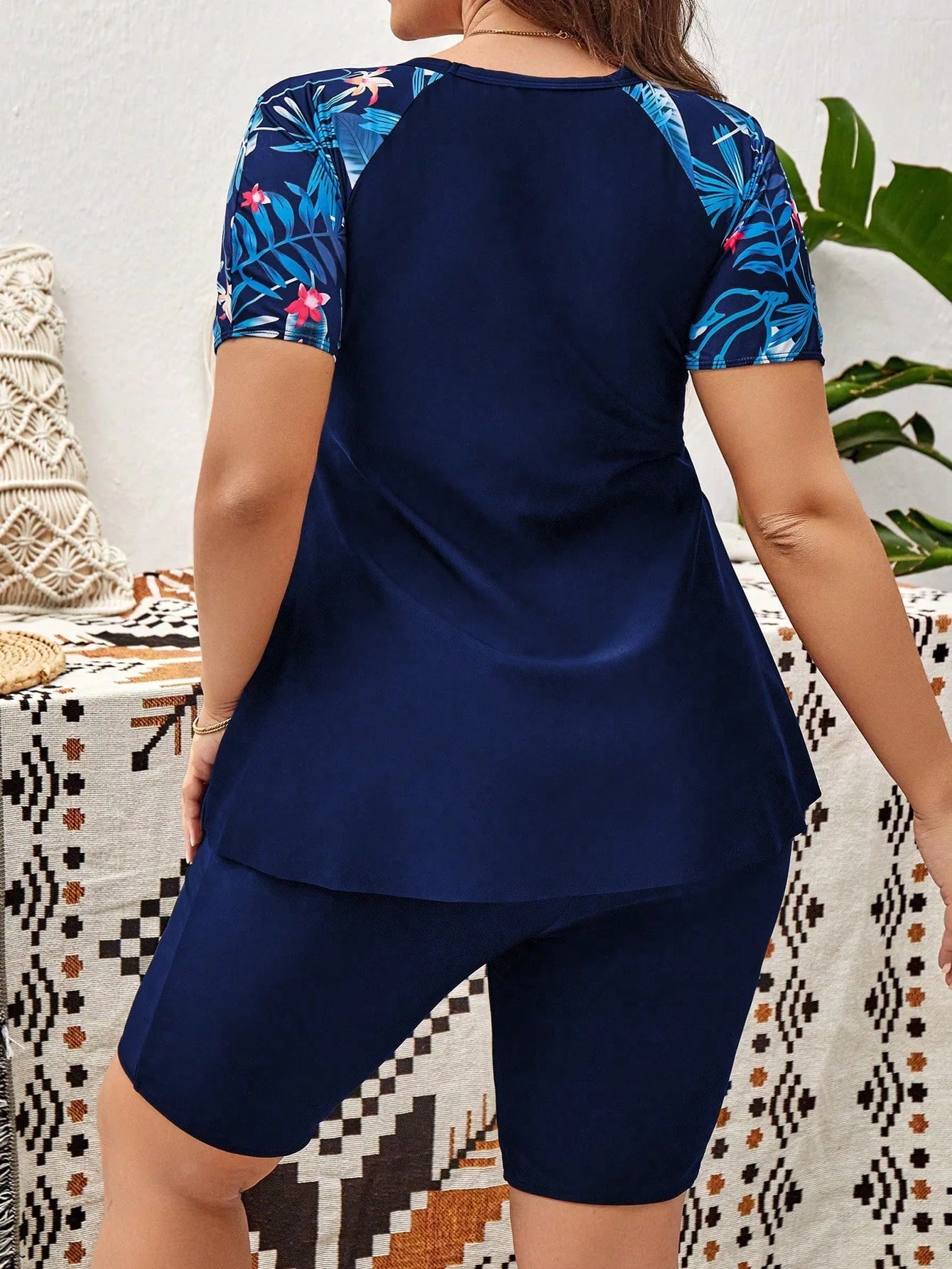 Plus Size Two-Piece Swimsuit for Active Women