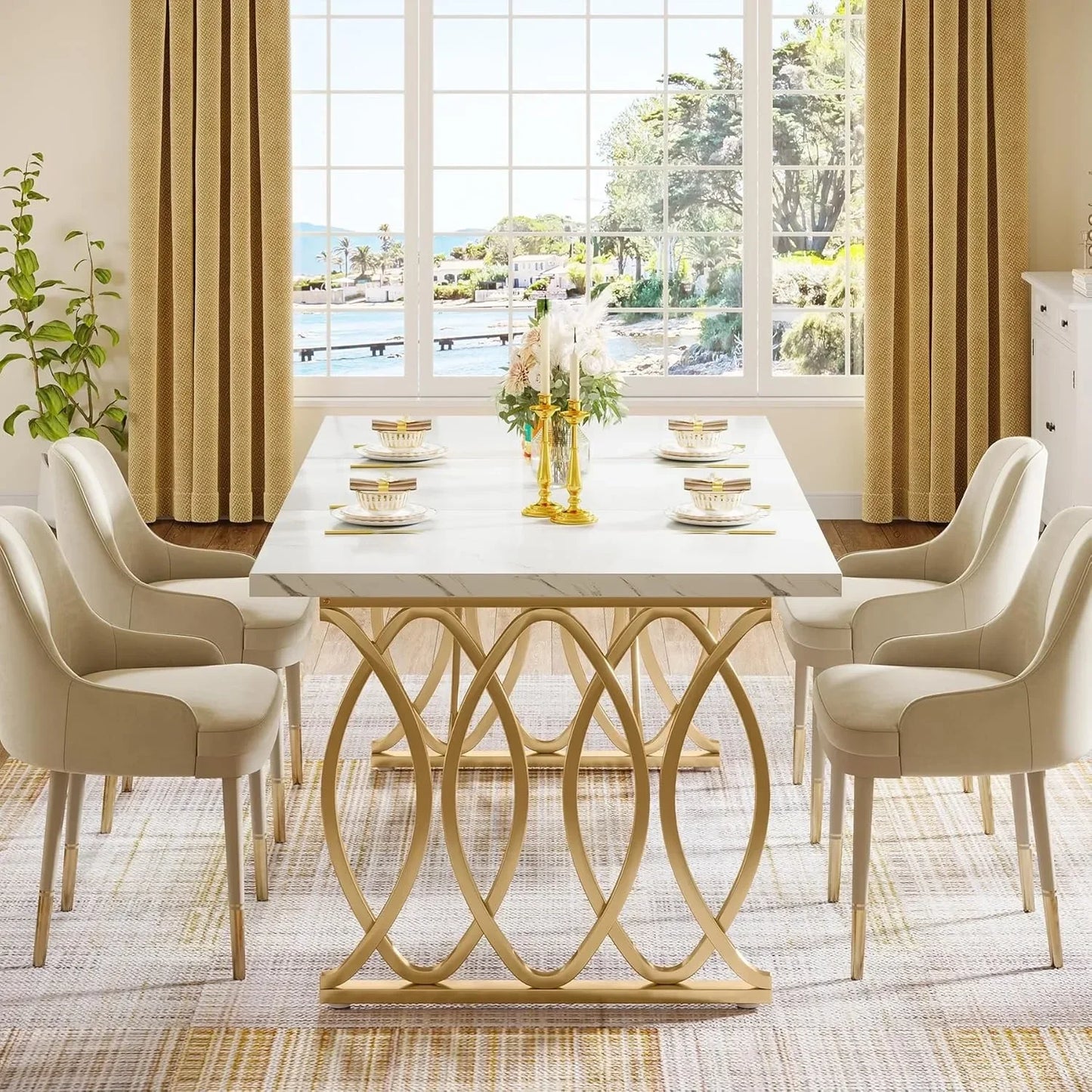 Little Tree Modern Dining Table Kitchen Dining Room
