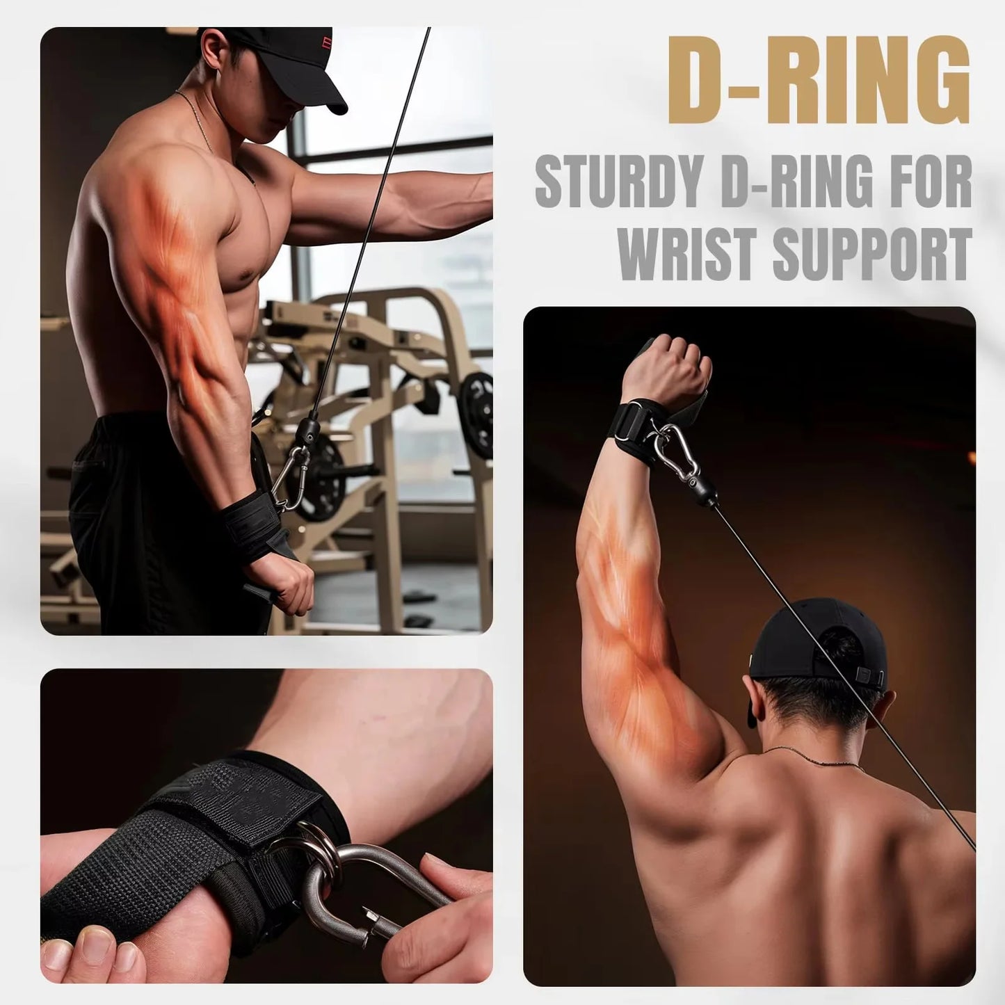 Non Slip Wrist Straps For Weightlifting And Deadlifting