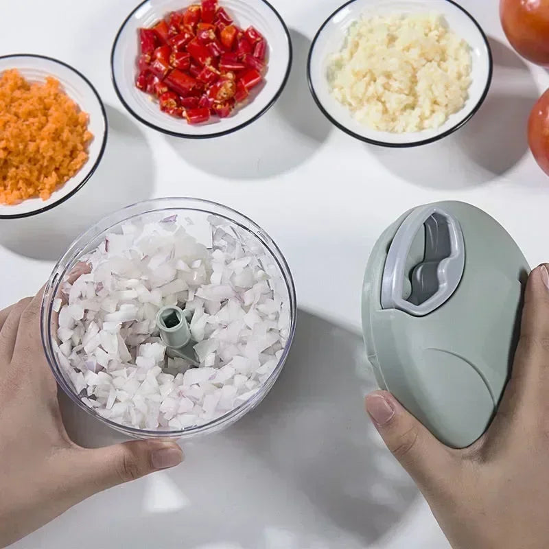 Manual Meat Mincer and Garlic Chopper for Easy Cooking