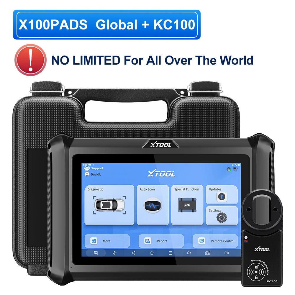 XTOOL X100 PADS Car Key Programmer Read Pin Code All System Diagnostic Tool
