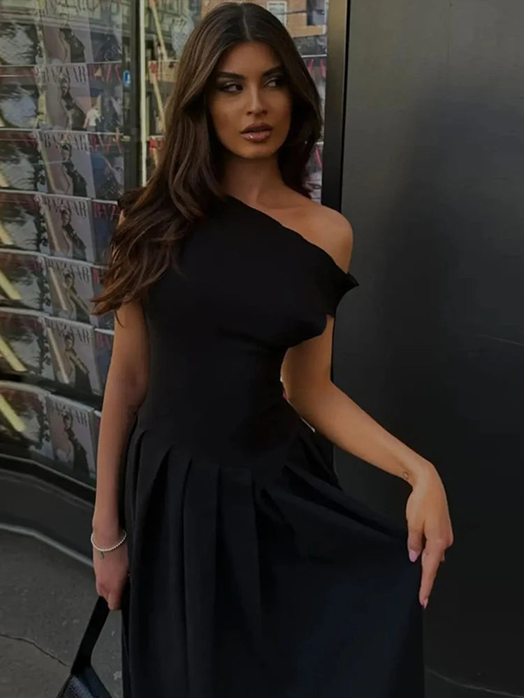 Elegant Women Casual A-Line Dress for Spring and Summer
