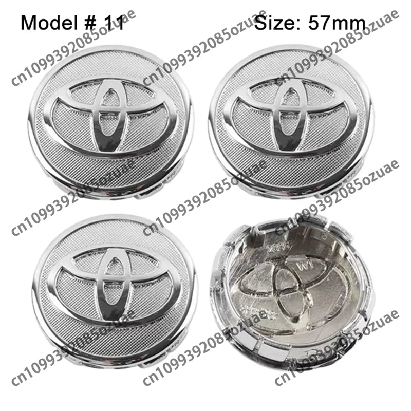 Toyota Wheel Center Hub Cap Stickers For Rav4 Yaris Camry