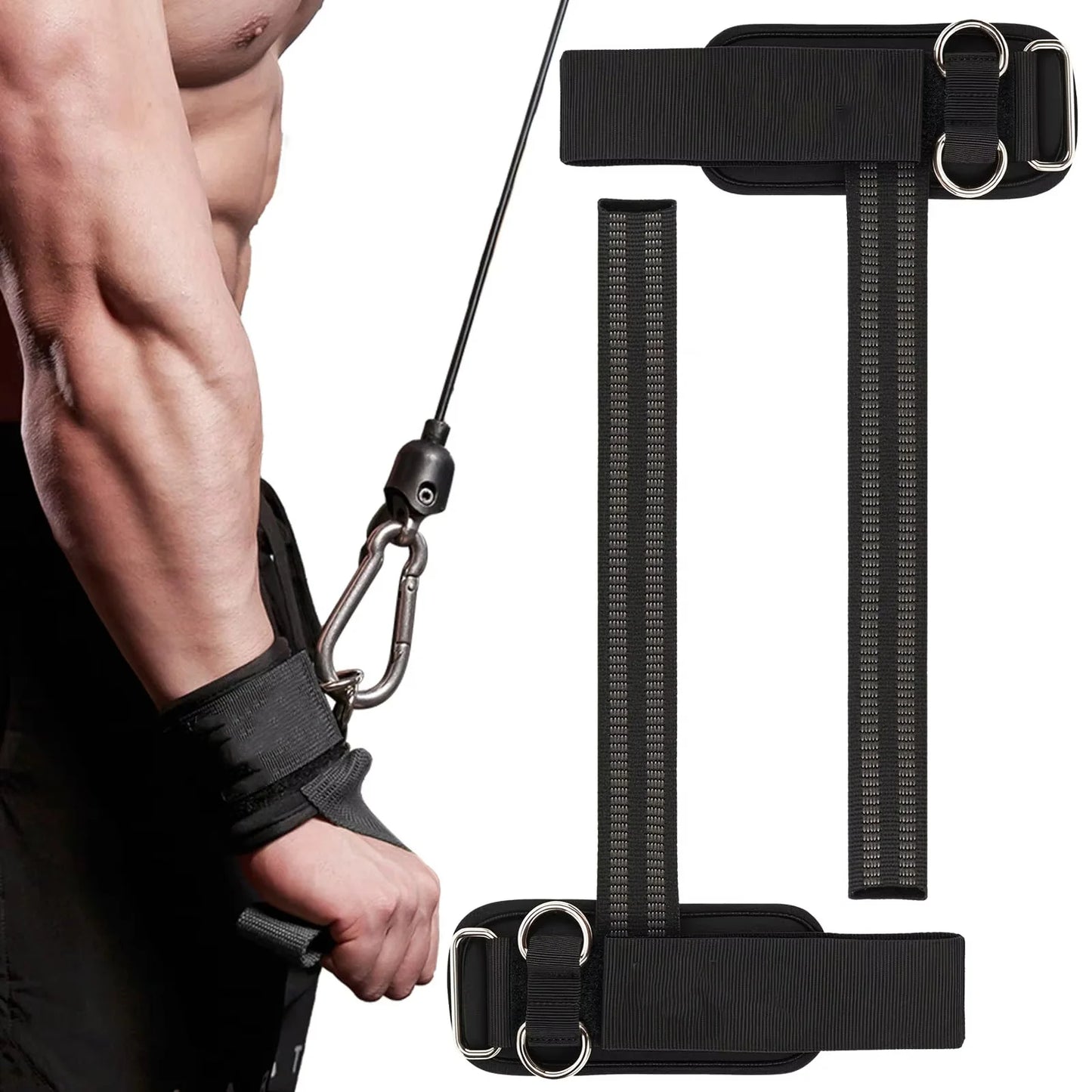 Non Slip Wrist Straps For Weightlifting And Deadlifting