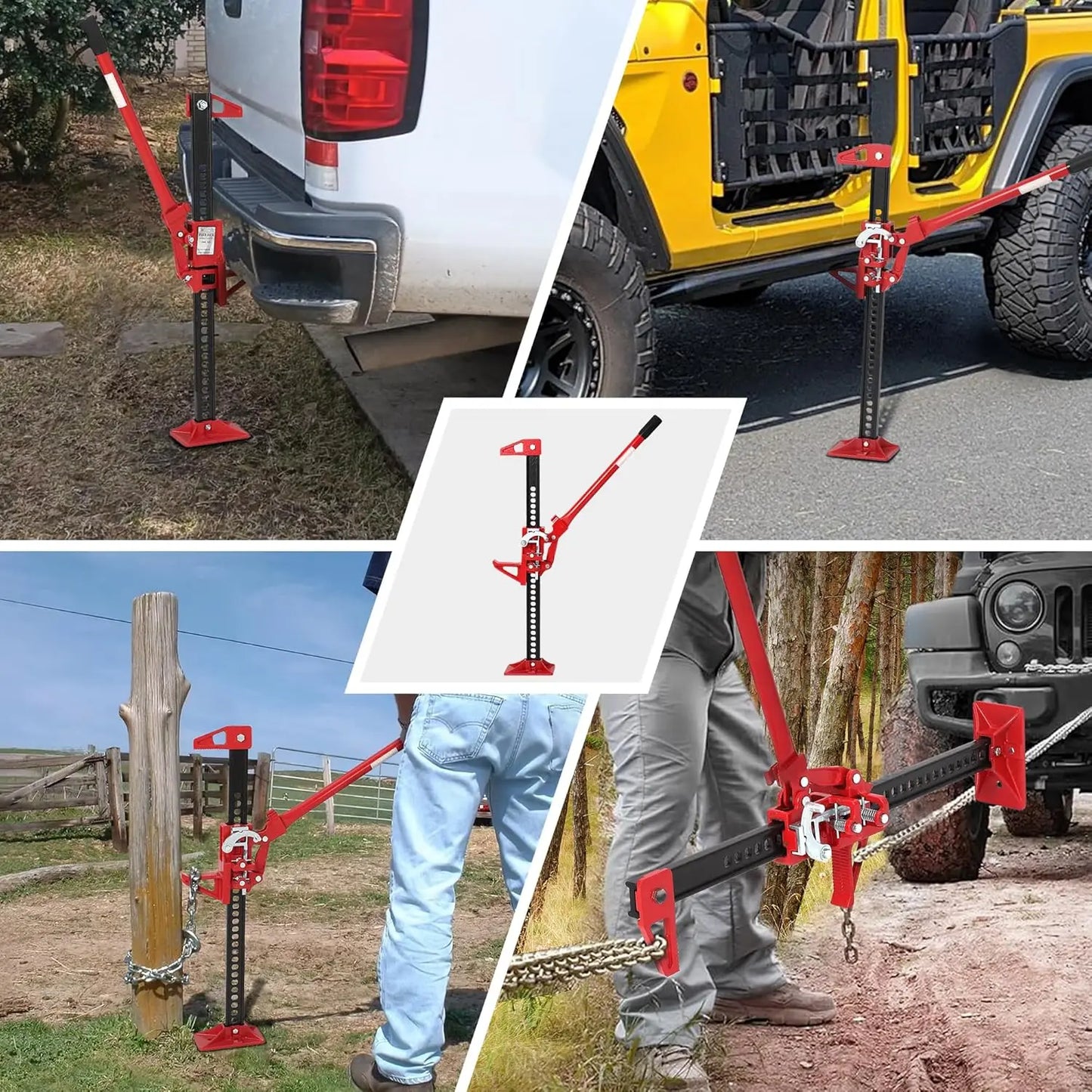 Twister.CK Farm Jack 7000lb Capacity Heavy Duty Ratcheting Lift