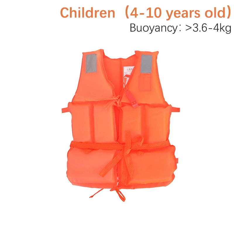 GUOMUZI Youth Life Jacket Universal Buoyancy Vest for Water Sports