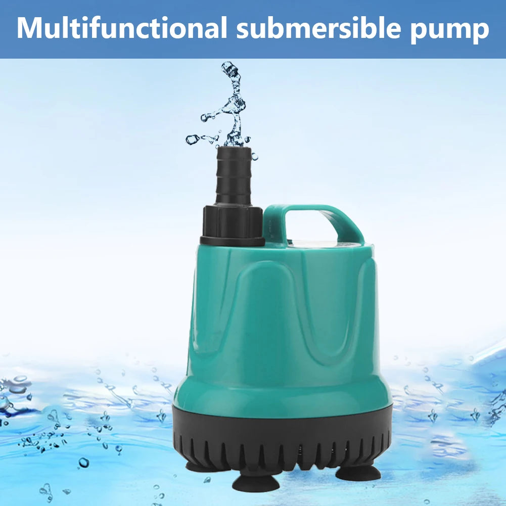 Ultra-Quiet Submersible Water Fountain Pump for Aquariums and Ponds