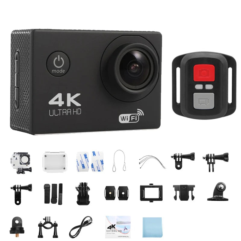 Ultra HD Action Camera With WiFi For Indoor And Outdoor Adventures