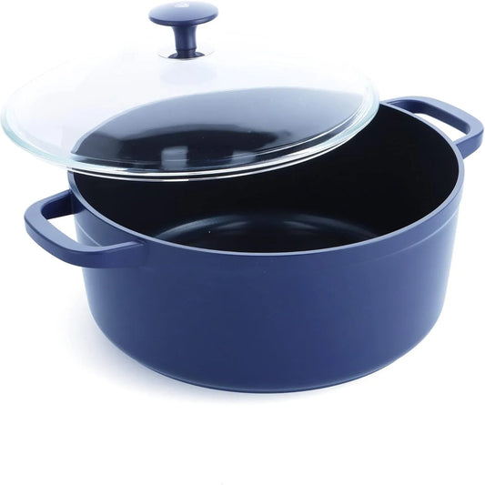Diamond Infused Ceramic Nonstick Dutch Oven For Effortless Cooking