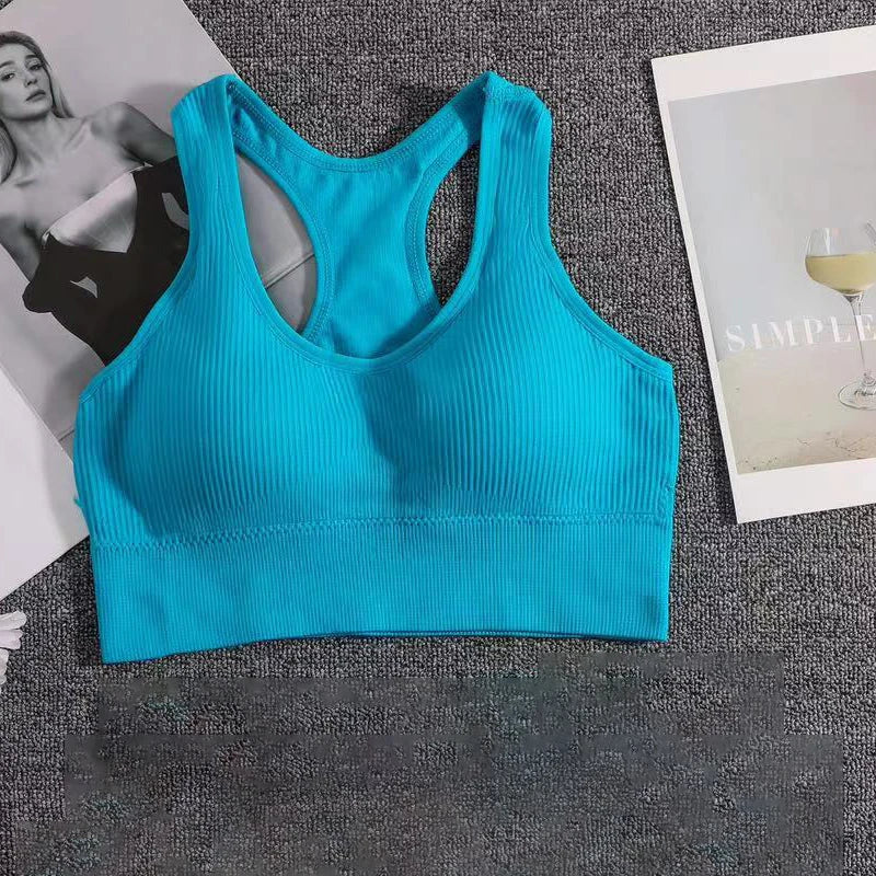 FujianChoice Women Push Up Sports Bra Breathable Support
