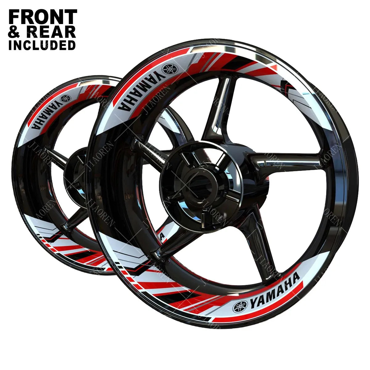 Yamaha Wheel Logo Sticker Rim Decal Vinyl Set Kit Pro