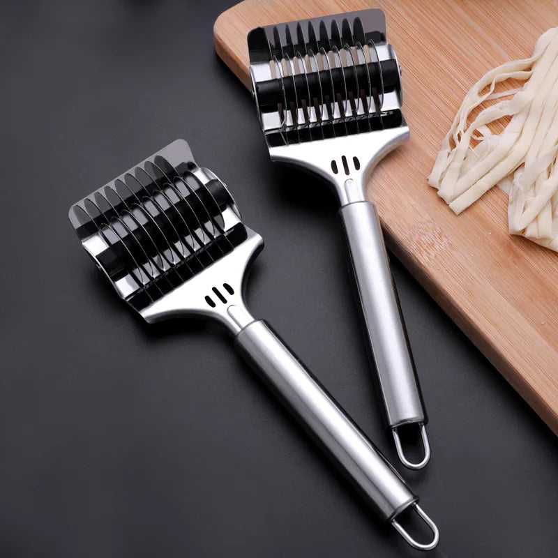 Manual Stainless Steel Noodle Cutter Pasta Maker Kitchen Tool