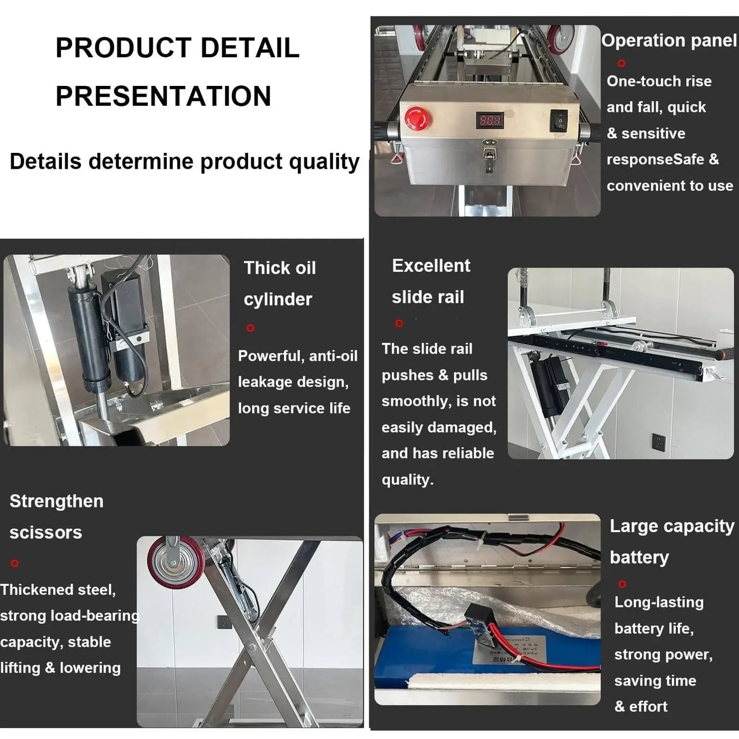 300kg Heavy Duty Folding Hand Truck Electric Utility Cart