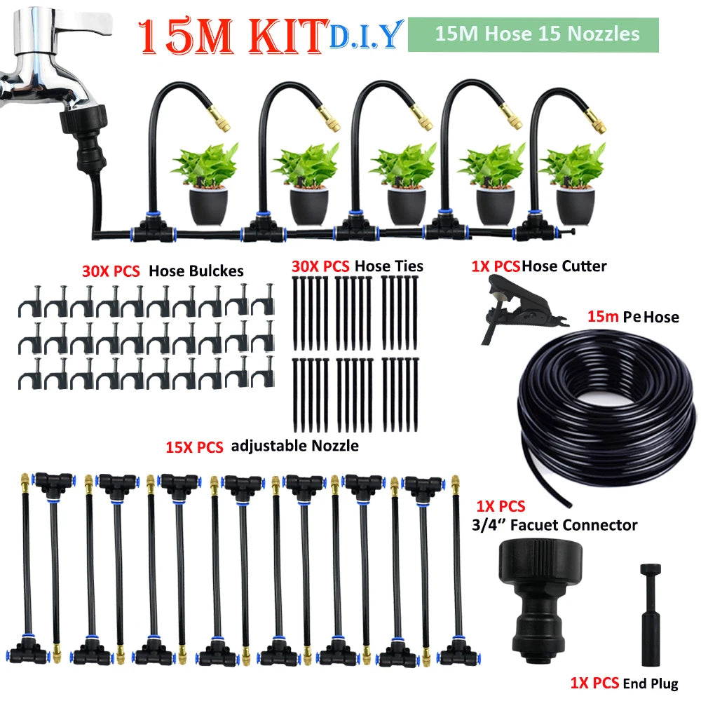 Choice DIY Garden Misting Kit For Outdoor Patio Irrigation