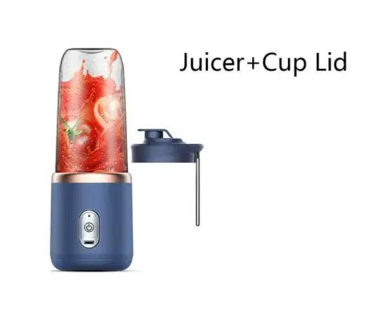 Portable Electric Fruit Juicer Blender for Smoothies and Milkshakes