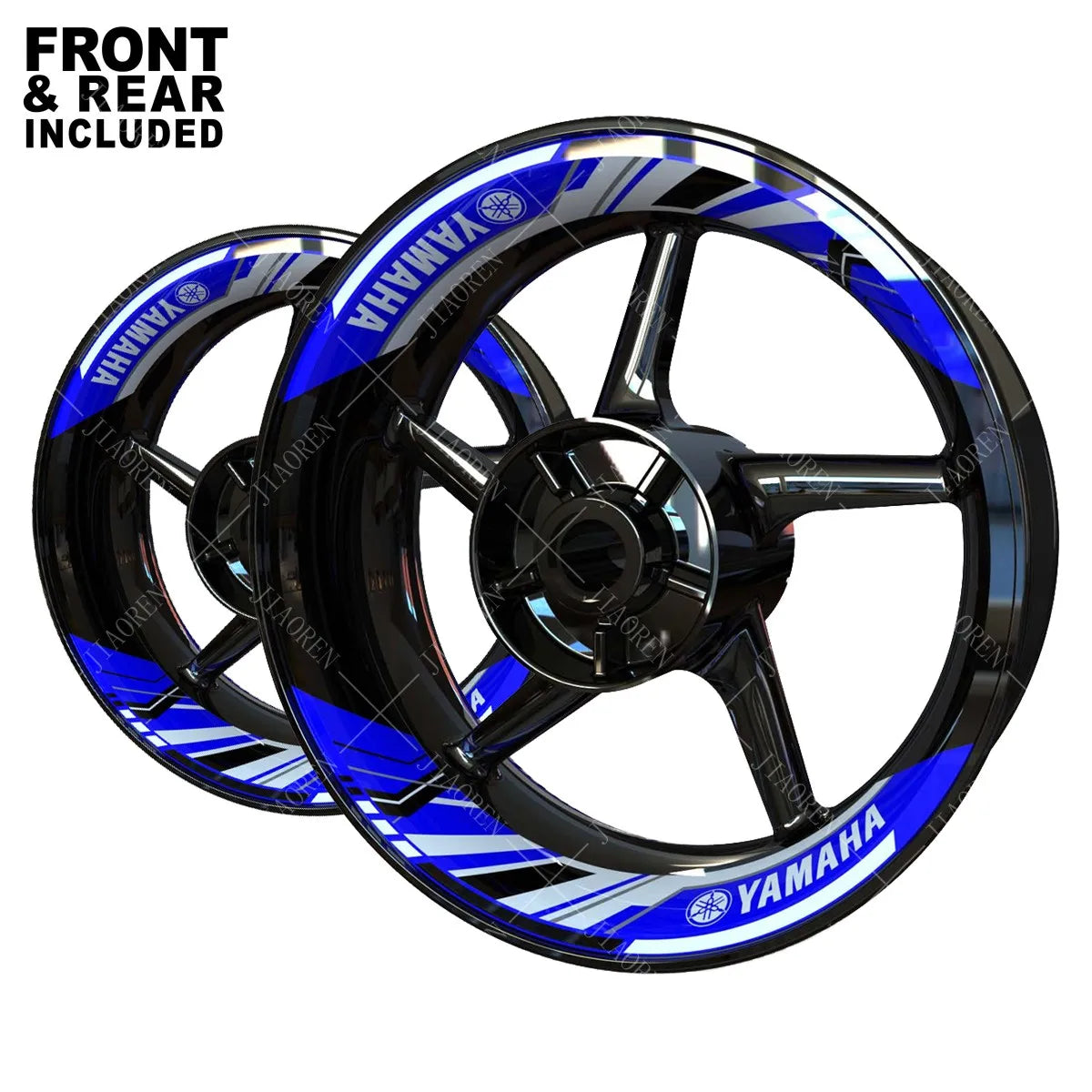Yamaha Wheel Logo Sticker Rim Decal Vinyl Set Kit Pro