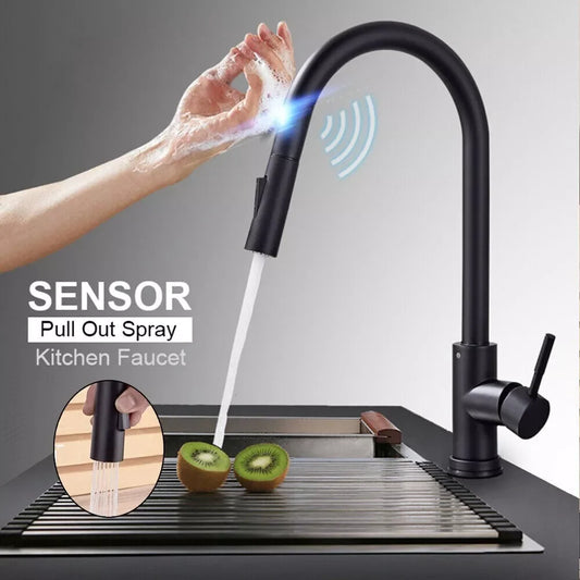 MYQualife Pull Out Sensor Kitchen Faucet Touch Control