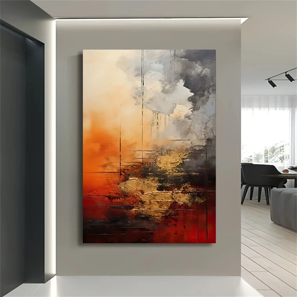 Homarlt Abstract Oil Painting On Canvas Wall Art Decor
