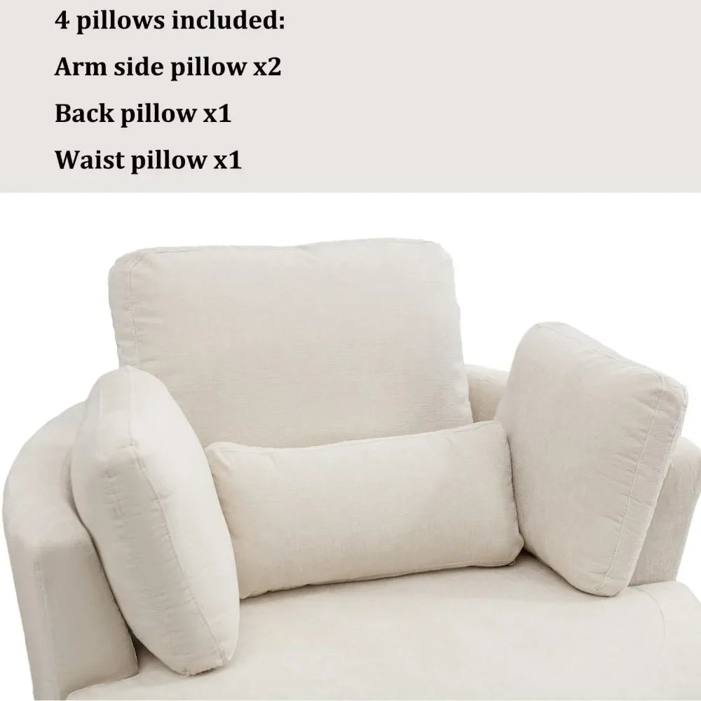 Modern Swivel Accent Barrel Chair for Stylish Living Spaces