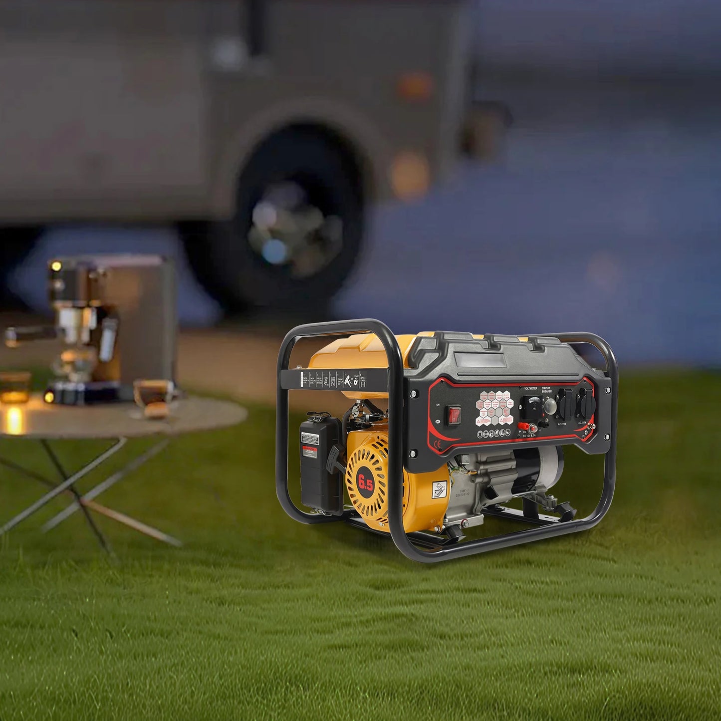 Portable 2000W Generator for Camping and Home Backup Use