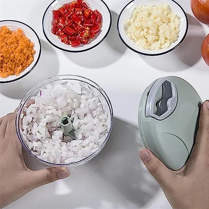 Portable Garlic Chopper and Vegetable Cutter Kitchen Tool