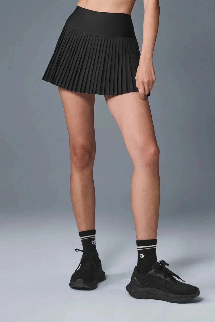 SichuanChoice Women High Waist Pleated Tennis Skirt