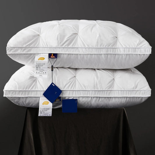 Jiangsu Goose Down Pillow Cotton Pillowcase For Sleep