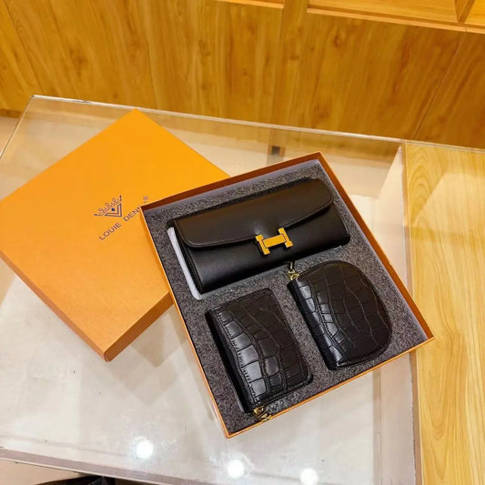 SHXI Foldable Card Case Three In One Fashion Gift Box