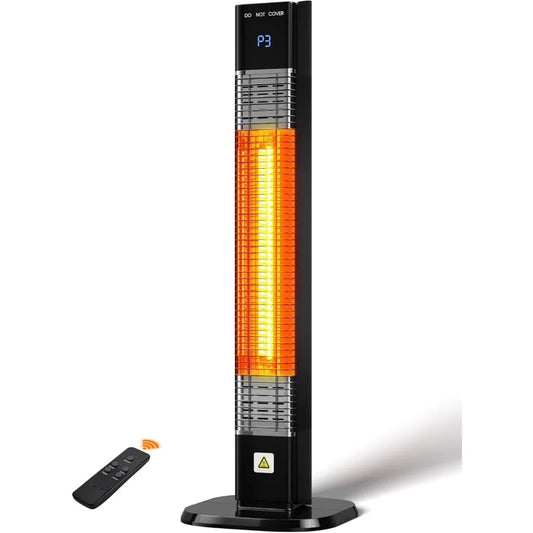 XMSJ 1500W Infrared Patio Heater With Remote 24H Timer