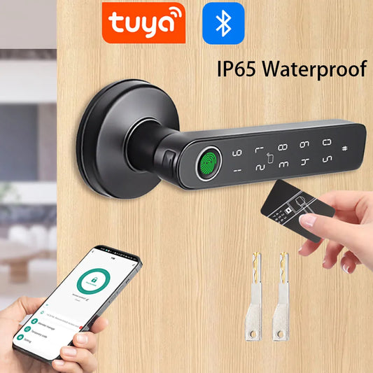 Smart Fingerprint Door Lock with Bluetooth and RFID Technology