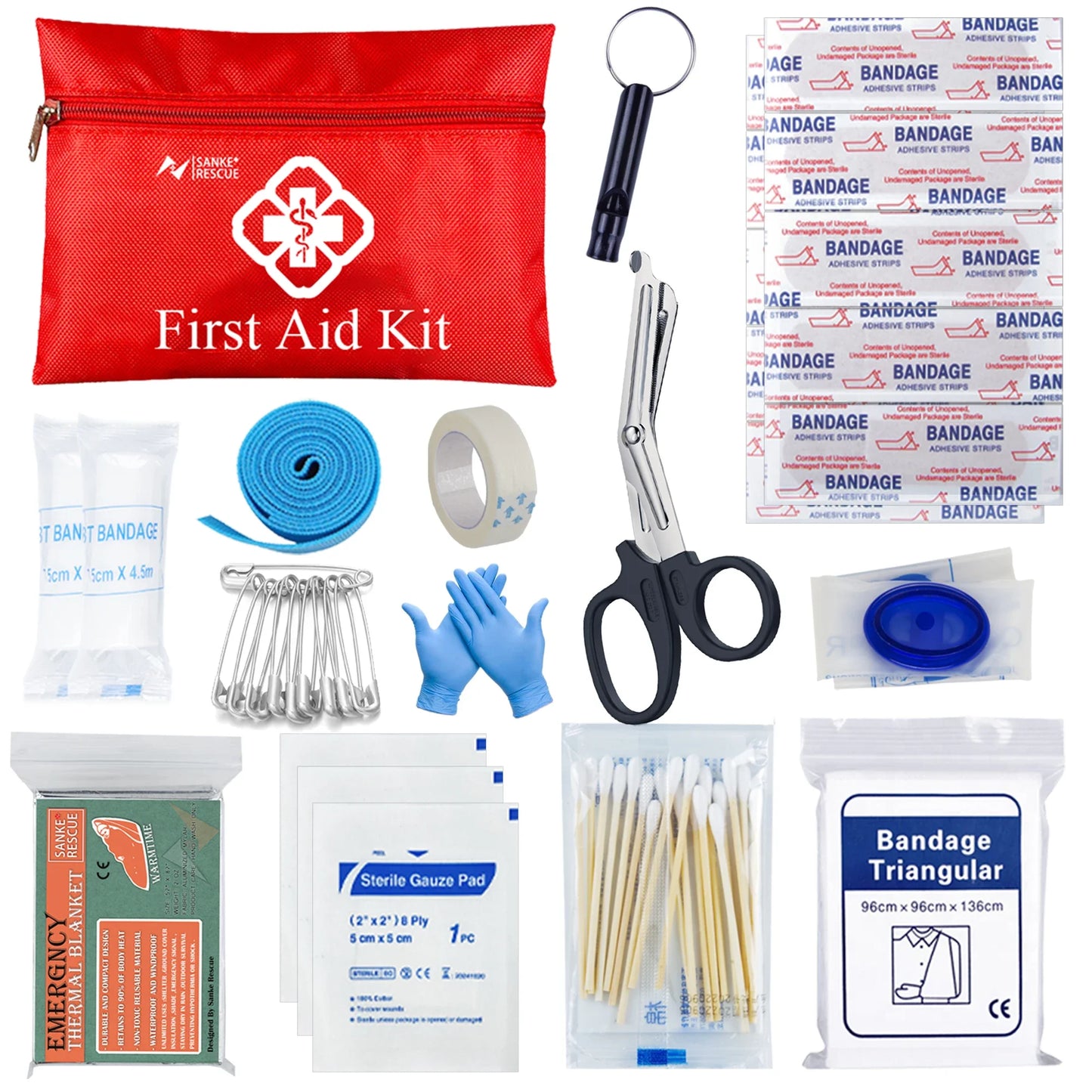 Tactical First Aid Kit Car Accessories Survival Kit Camping Equipment Medical Bag Self Defense EDC Pouch IFAK