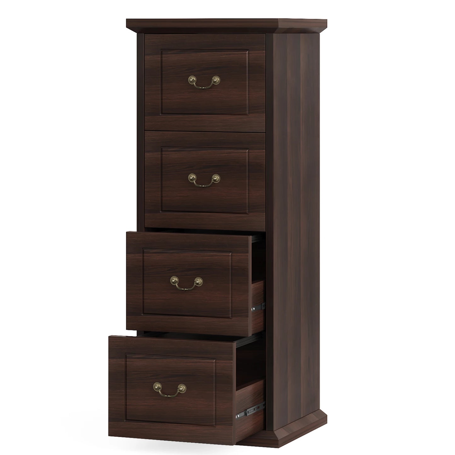 Tribesigns Four Drawer Wood Filing Cabinet for Home Office