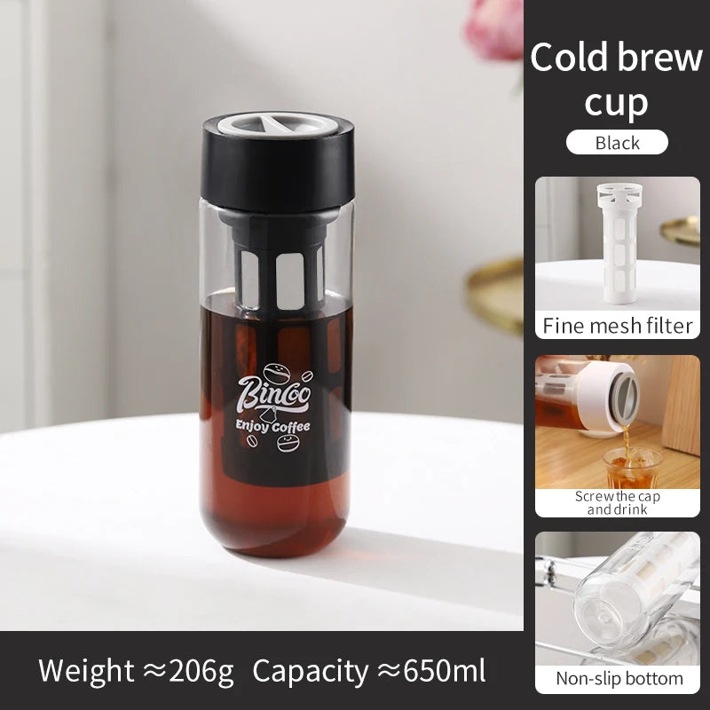Bincoo Multi-Functional Cold Brew Coffee Maker with Fine Filter