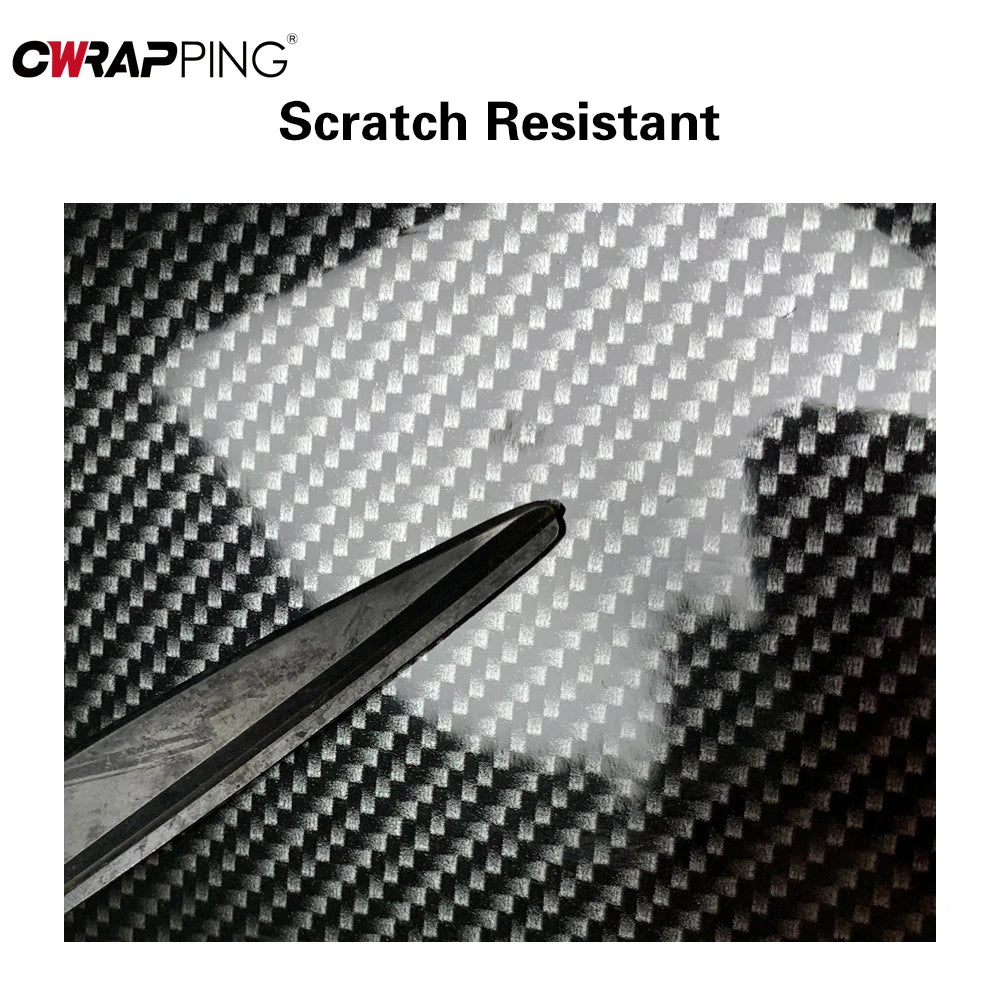 9D Carbon Fiber Vinyl Film High Gloss Car Sticker Wrap for Motorcycle and Vehicle Accessories