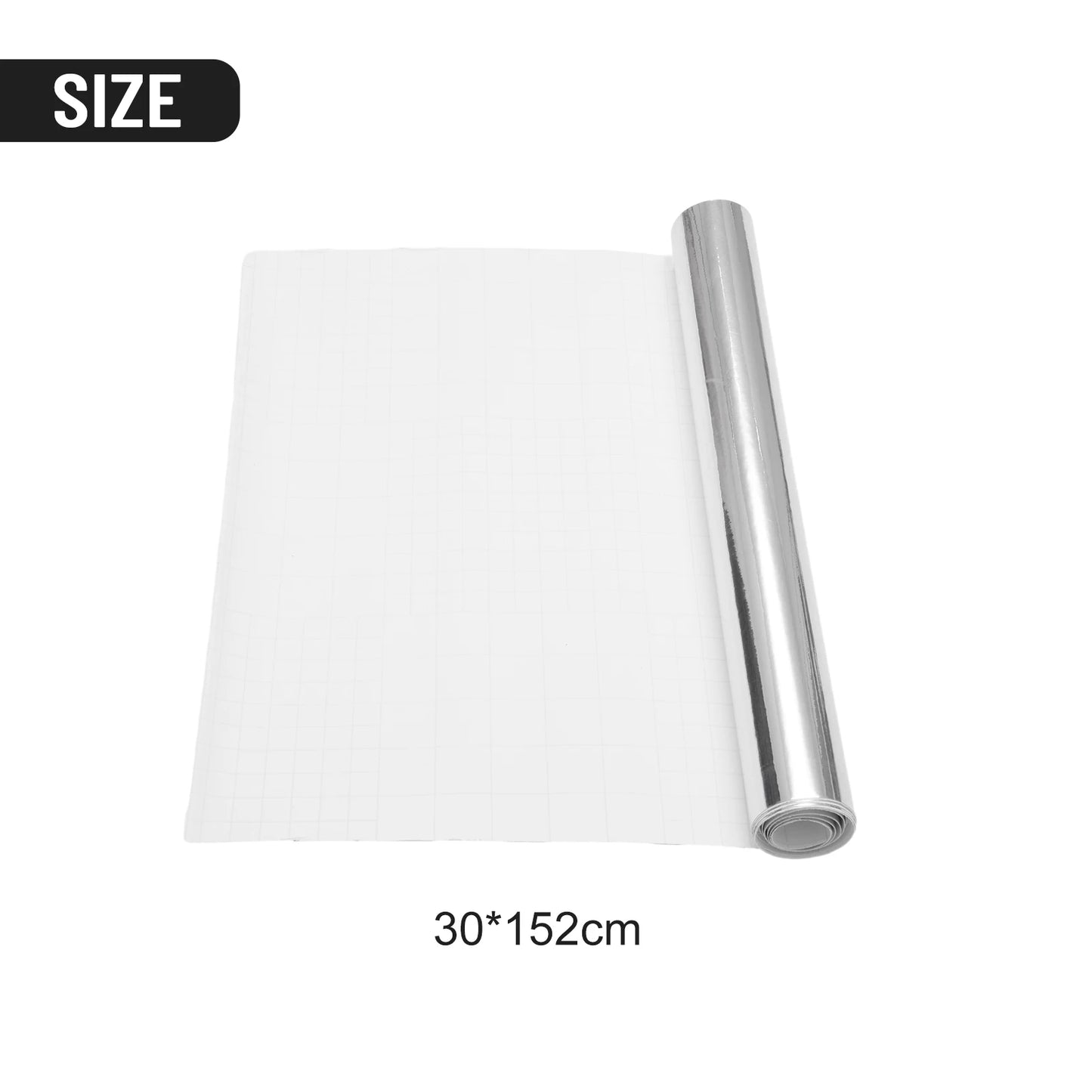 Silver Auto Car Styling Color Changing Vinyl Wrap Electro Coating Chrome Plating Mirror Decal Sheet