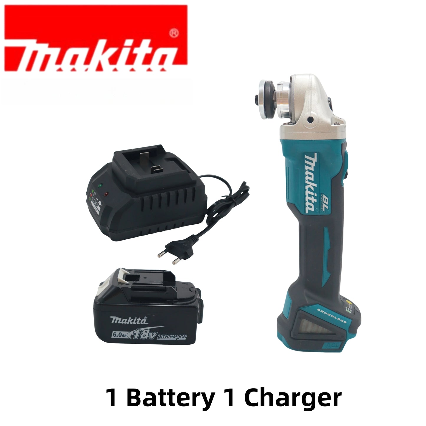 Makita Cordless 18V Angle Grinder With Lithium Battery