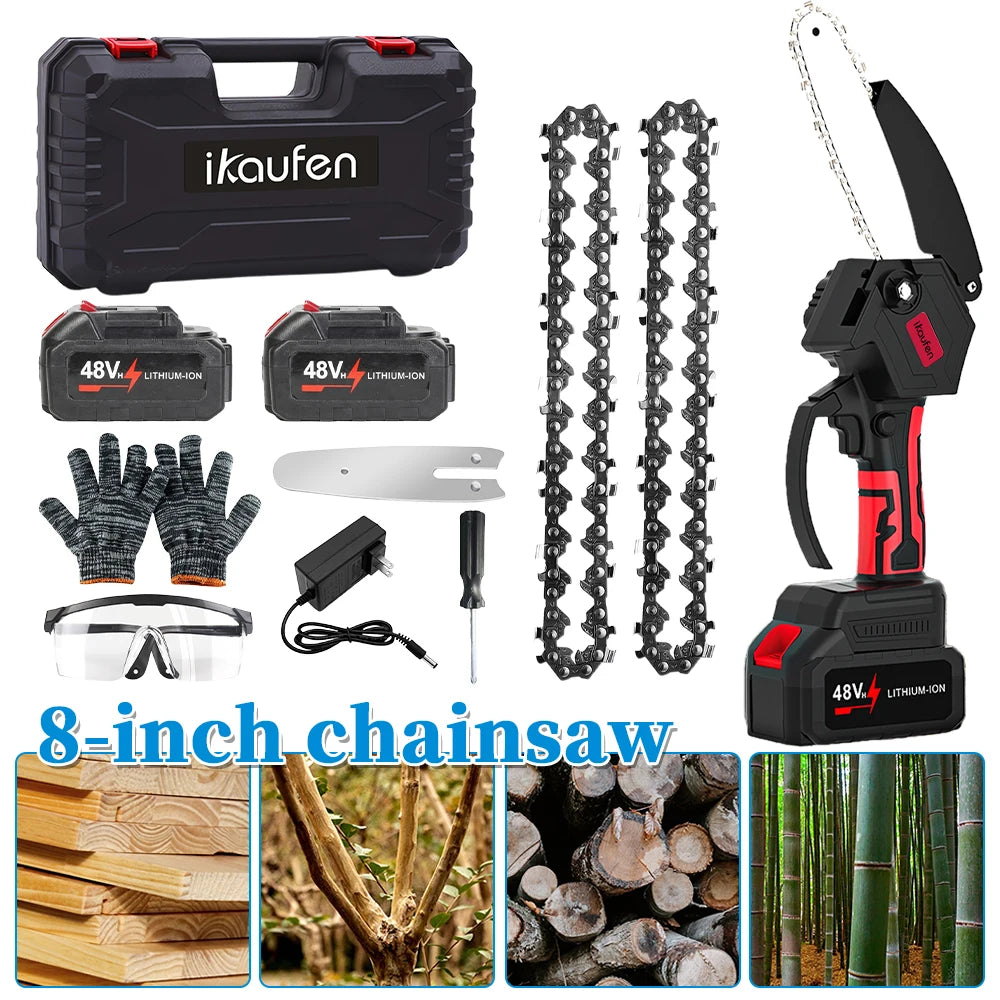 Hign-concerned Lithium Cordless Chainsaw Portable Outdoor Pruning