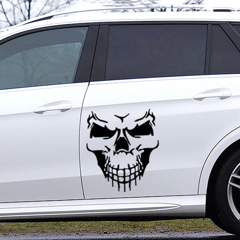 Car Sticker Skull Decal Horrific Skeleton Vinyl Removable Waterproof Auto Styling Accessories