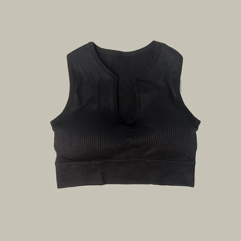 Seamless Yoga Set for Women - High Waist Leggings and Bra