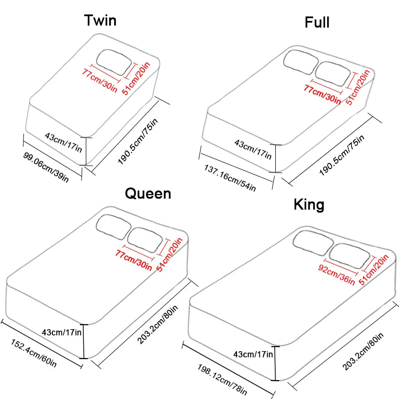 Waterproof Cooling Mattress Topper Protector Bed Sheet Set